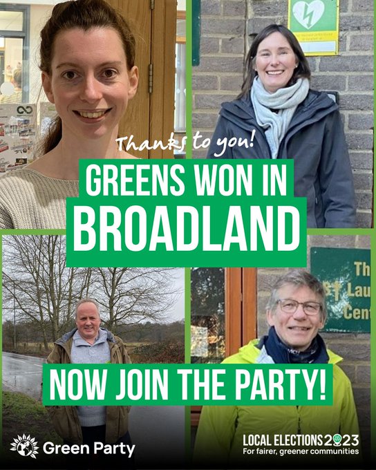 Greens won in Broadland